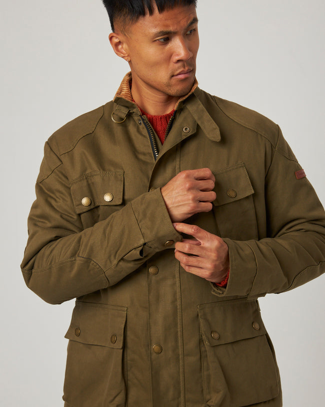 Peregrine Baxter Coat - Dusty Green-Men&#39;s Coats-Brooklyn-Vancouver-Yaletown-Canada