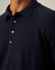 Peregrine Beauford Polo Shirt - Navy-Men's T-Shirts-Brooklyn-Vancouver-Yaletown-Canada