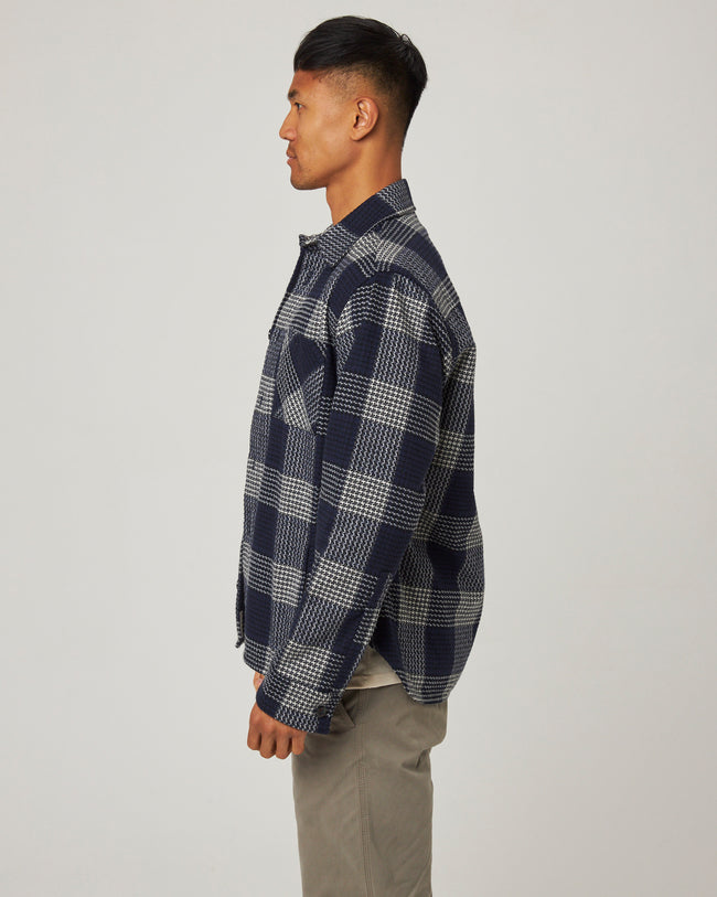 Peregrine Blunt Overshirt - William Check-Men's Shirts-Brooklyn-Vancouver-Yaletown-Canada