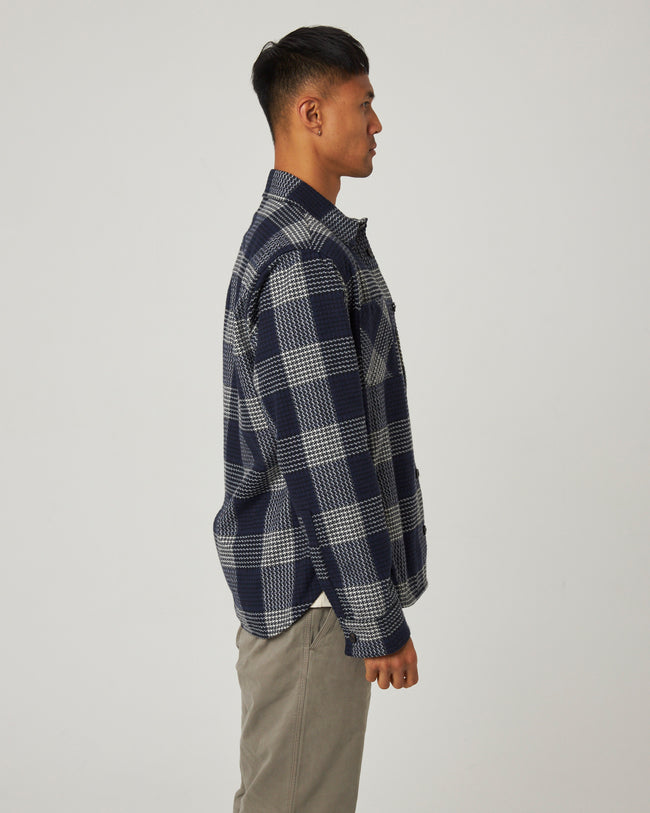 Peregrine Blunt Overshirt - William Check-Men&#39;s Shirts-Brooklyn-Vancouver-Yaletown-Canada