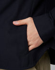 Peregrine Blunt Overshirt - Black-Men's Shirts-Brooklyn-Vancouver-Yaletown-Canada