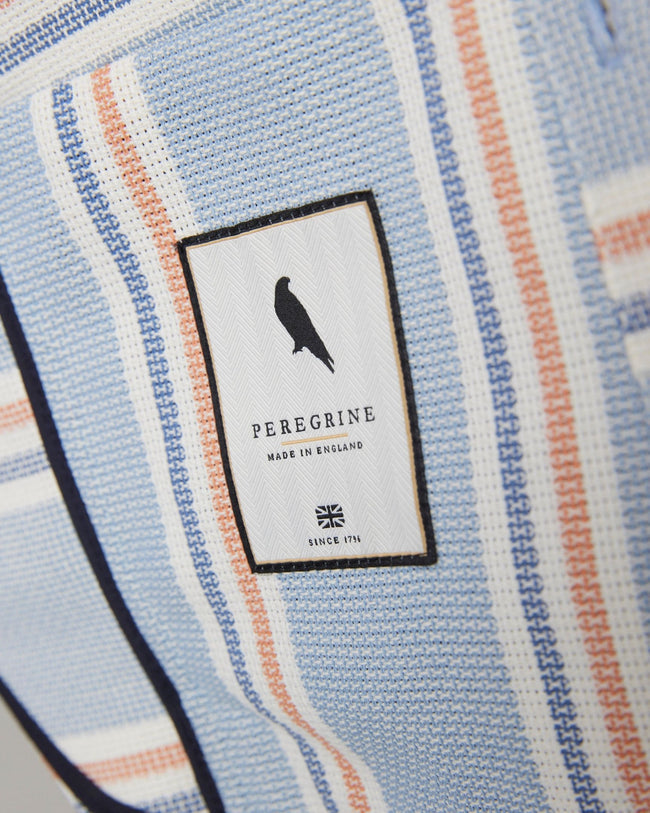 Peregrine Blunt Overshirt - River Stripe-Men's Shirts-Brooklyn-Vancouver-Yaletown-Canada
