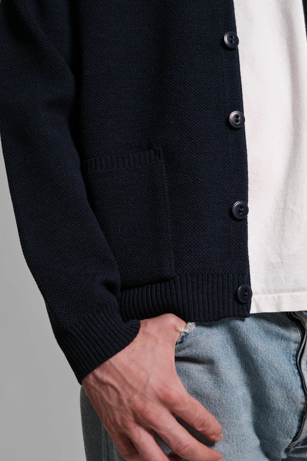 Nitto Youri Cardigan - Navy