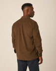 Peregrine Chalet Corduroy Shirt - Oak-Men's Shirts-Brooklyn-Vancouver-Yaletown-Canada
