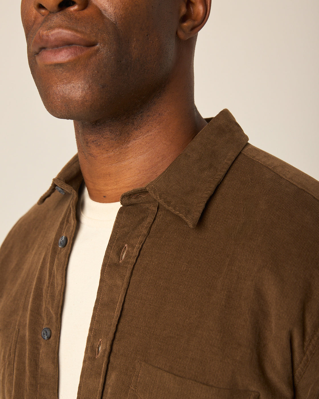 Peregrine Chalet Corduroy Shirt - Oak-Men's Shirts-Brooklyn-Vancouver-Yaletown-Canada