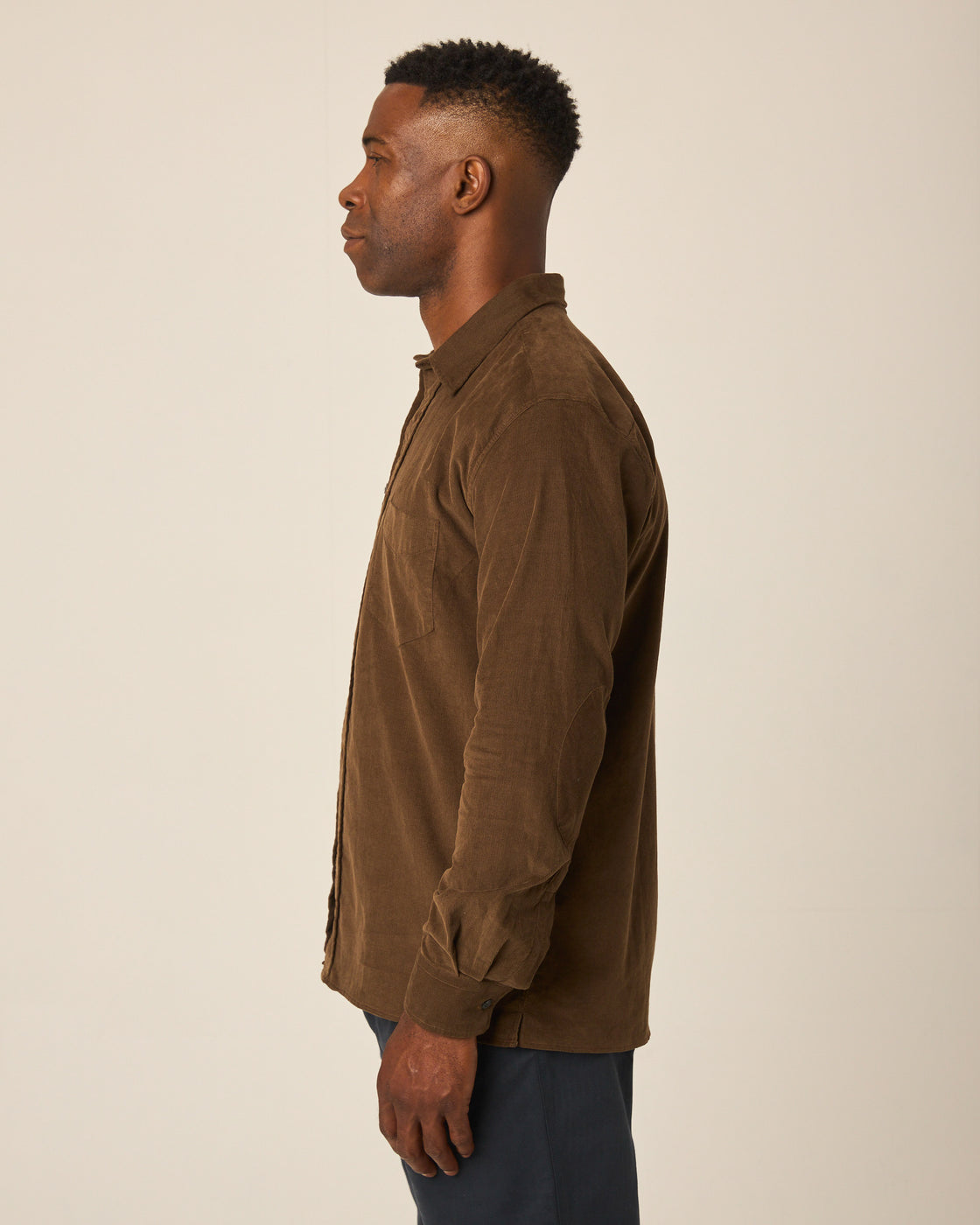 Peregrine Chalet Corduroy Shirt - Oak-Men's Shirts-Brooklyn-Vancouver-Yaletown-Canada