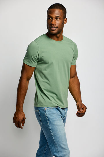 Easy Mondays Crew Neck Pistachio-Men's T-Shirts-Brooklyn-Vancouver-Yaletown-Canada