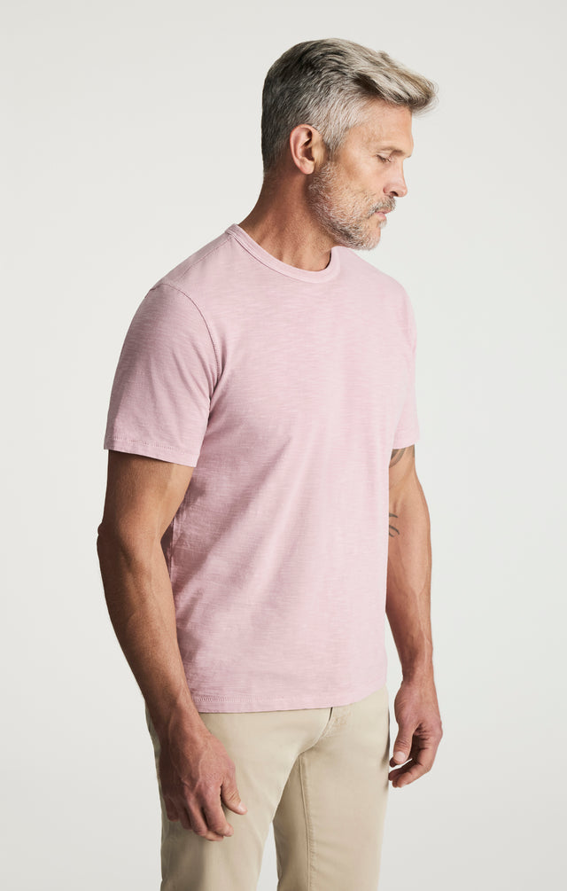 34 Heritage Slub Crew Neck Tshirt Woodrose-Men's T-Shirts-Brooklyn-Vancouver-Yaletown-Canada