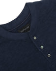 Outclass Double Slub L/S Henley - Navy-Men's T-Shirts-Brooklyn-Vancouver-Yaletown-Canada