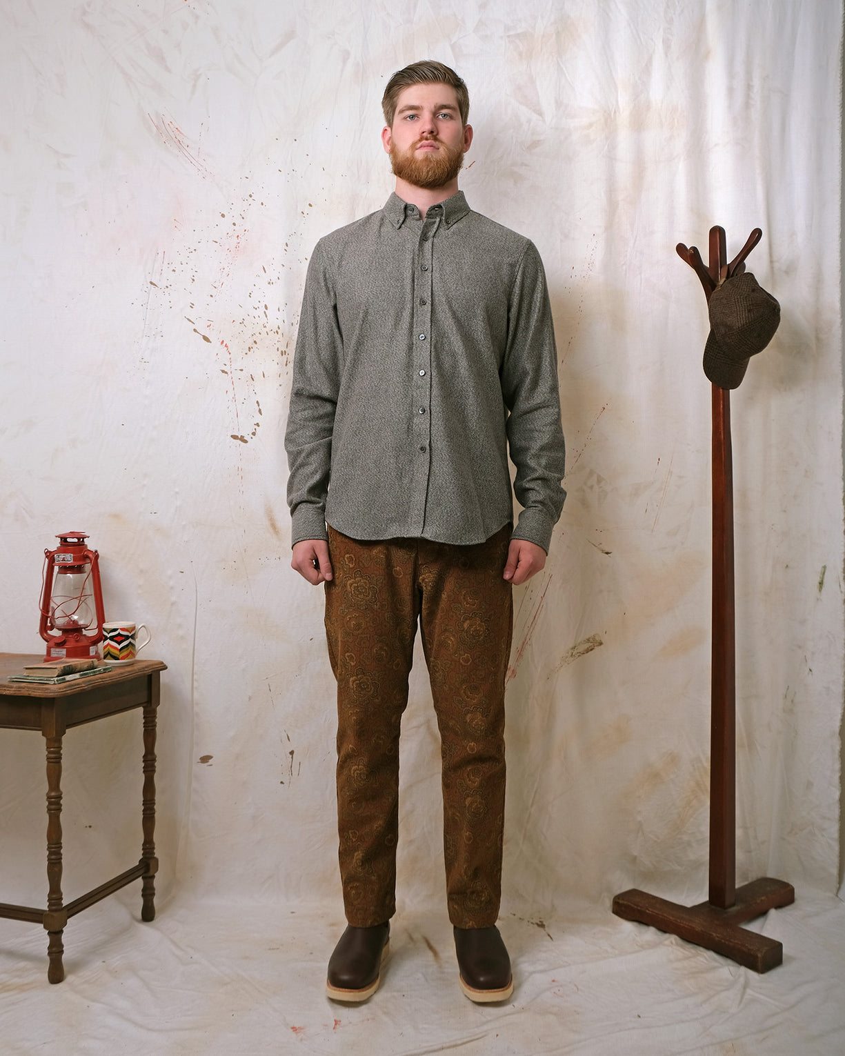 Outclass Flannel Classic Shirt - Moss Twill-Men's Shirts-Brooklyn-Vancouver-Yaletown-Canada