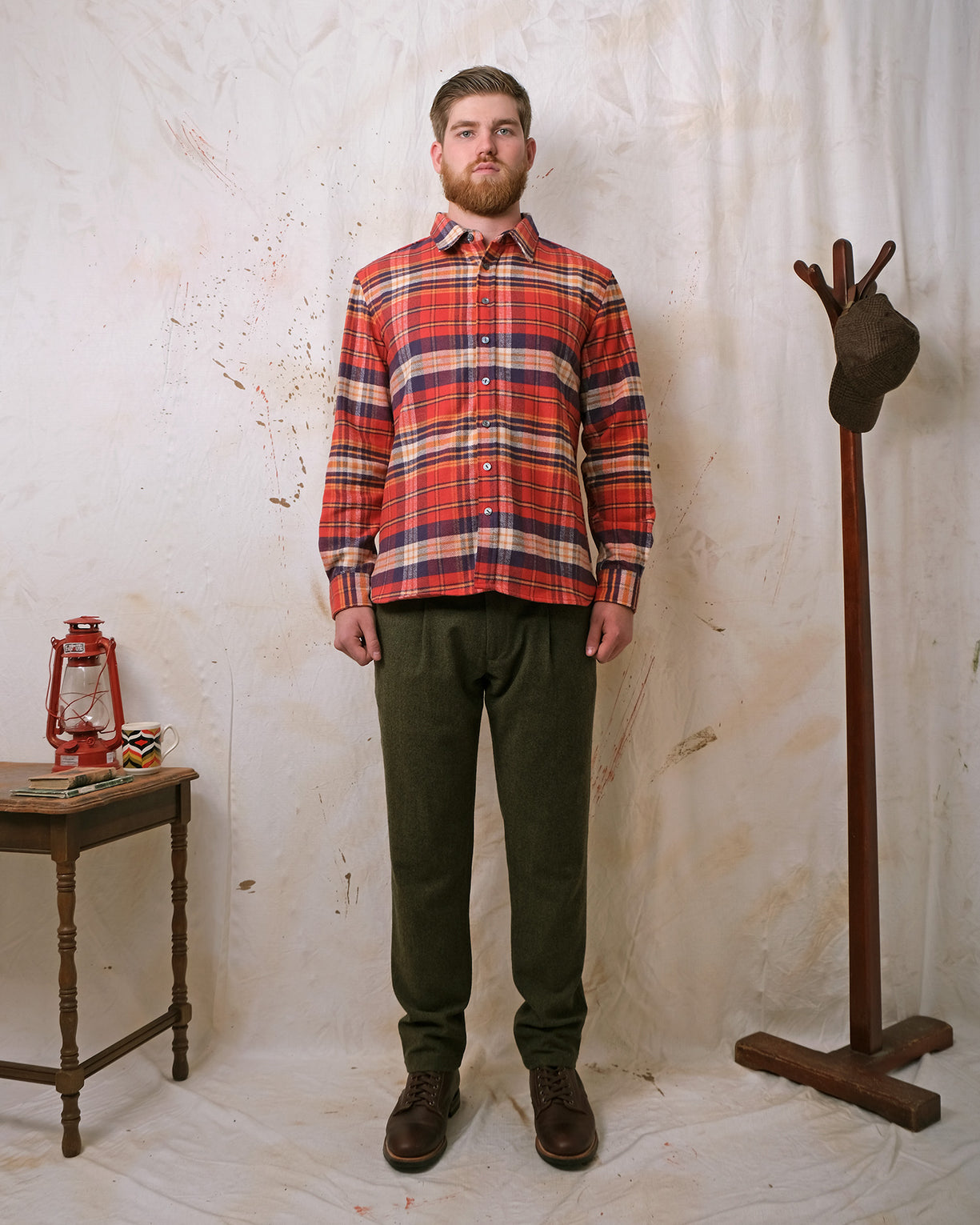 Outclass Easy Shirt - Vintage Plaid Blanket-Men's Shirts-Brooklyn-Vancouver-Yaletown-Canada