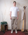 Outclass Slub S/S Henley - White-Men's T-Shirts-Brooklyn-Vancouver-Yaletown-Canada