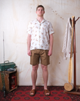 Outclass S/S Havana Shirt - Birch-Men's Shirts-Brooklyn-Vancouver-Yaletown-Canada