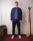 Outclass Nylon Coach Jacket - Navy-Men's Jackets-Brooklyn-Vancouver-Yaletown-Canada