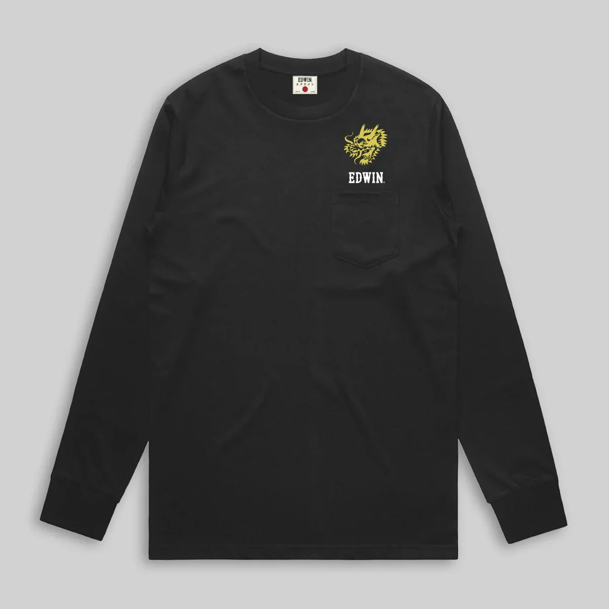 Edwin Long Sleeve Tee - Navy Lucky You