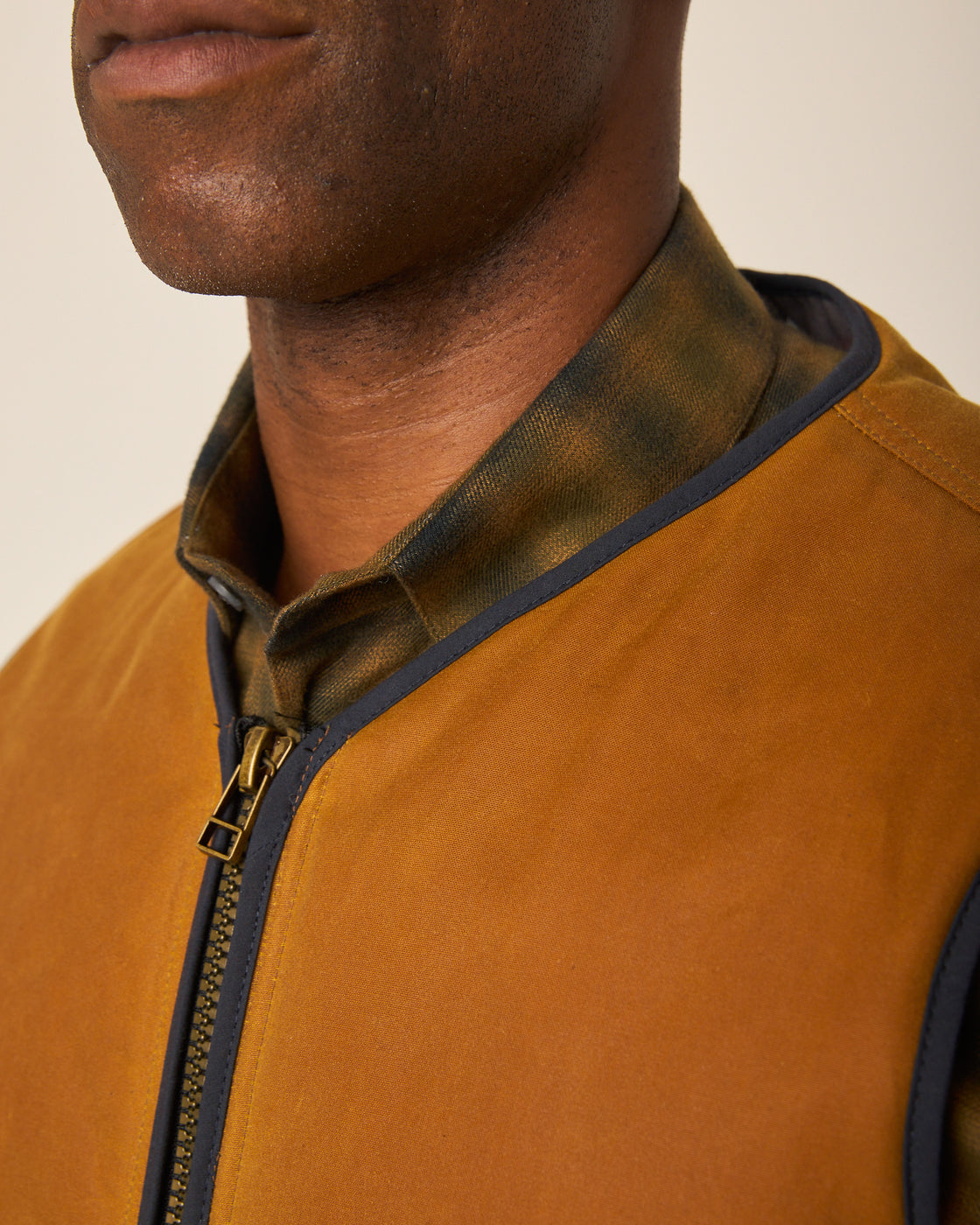 Peregrine Duke Gilet - Mustard-Men's Jackets-Brooklyn-Vancouver-Yaletown-Canada