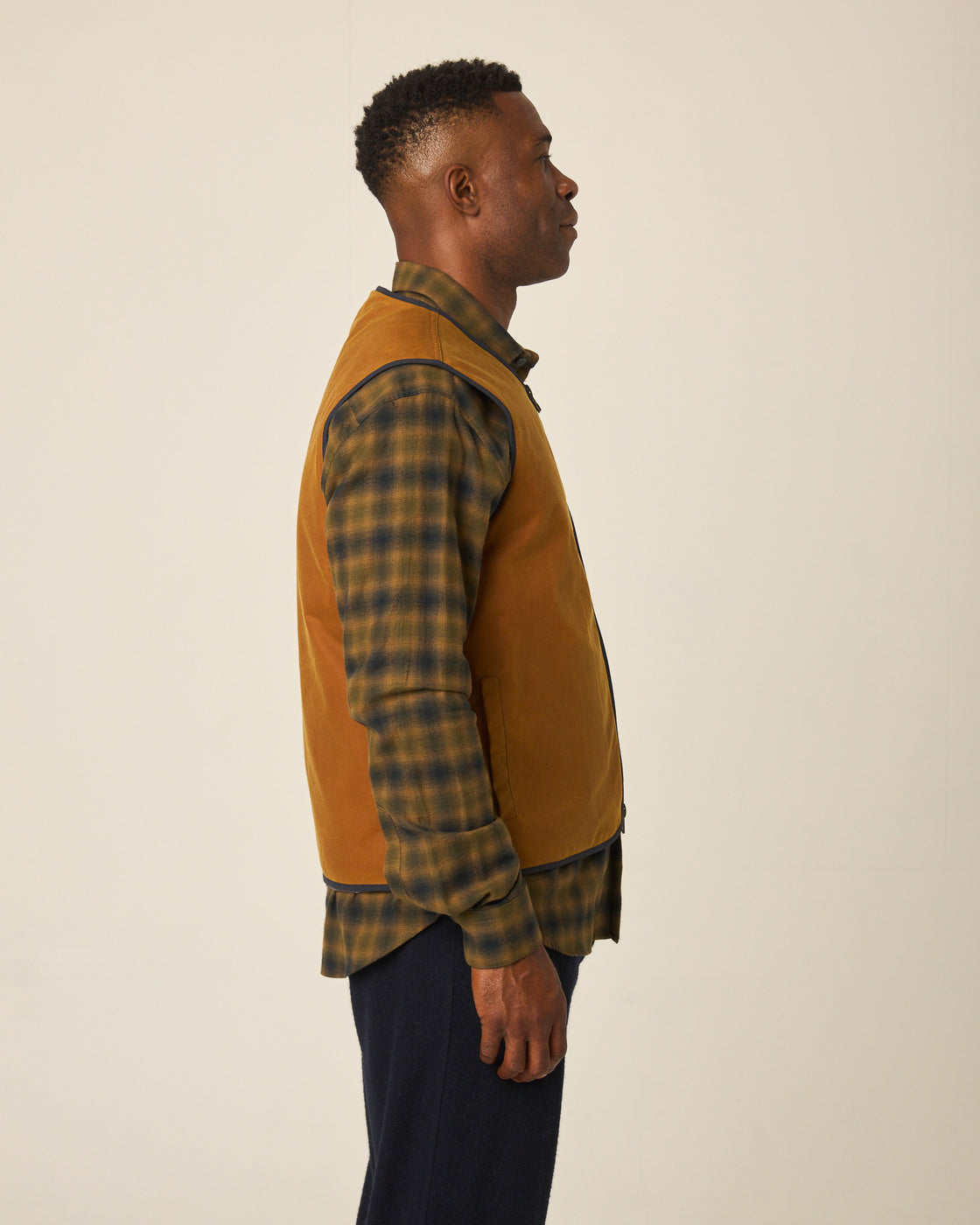 Peregrine Duke Gilet - Mustard-Men's Jackets-Brooklyn-Vancouver-Yaletown-Canada