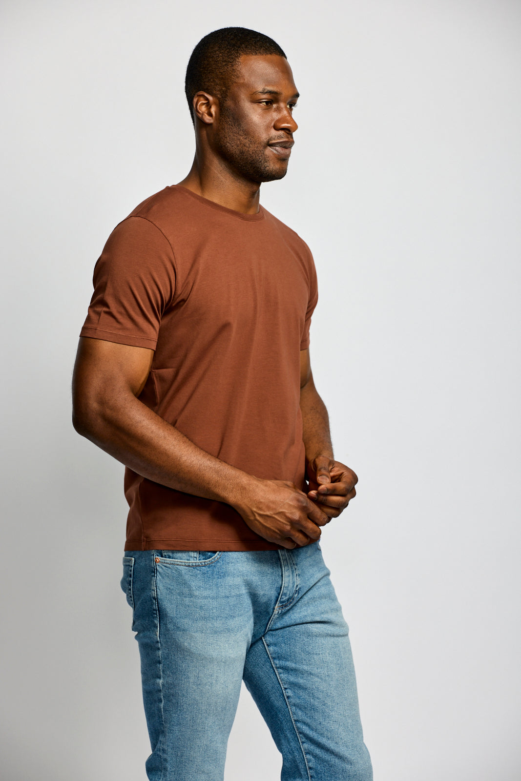 Easy Mondays Crew Neck Chocolate-Men's T-Shirts-Brooklyn-Vancouver-Yaletown-Canada