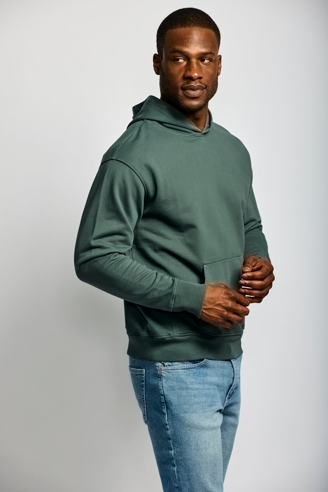 Easy Mondays Organic Cotton Hoodie Shadow-Men's Sweatshirts-Brooklyn-Vancouver-Yaletown-Canada