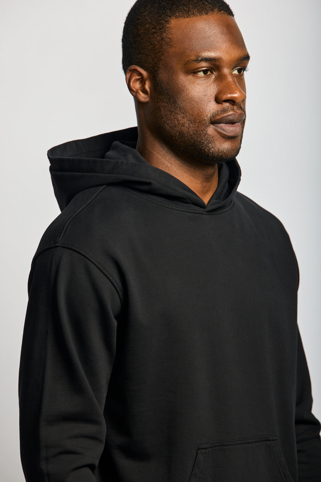 Easy Mondays Organic Cotton Hoodie Black-Men&#39;s Sweatshirts-Howard-Surrey-Canada