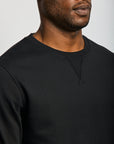 Easy Mondays Organic Cotton Sweatshirt Black-Men's Sweatshirts-Brooklyn-Vancouver-Yaletown-Canada
