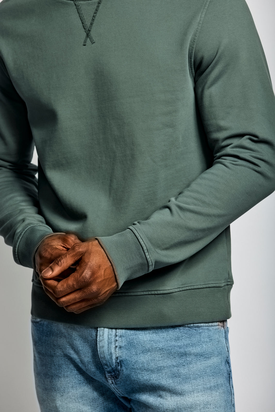 Easy Mondays Organic Cotton Sweatshirt Shadow-Men's Sweatshirts-Brooklyn-Vancouver-Yaletown-Canada