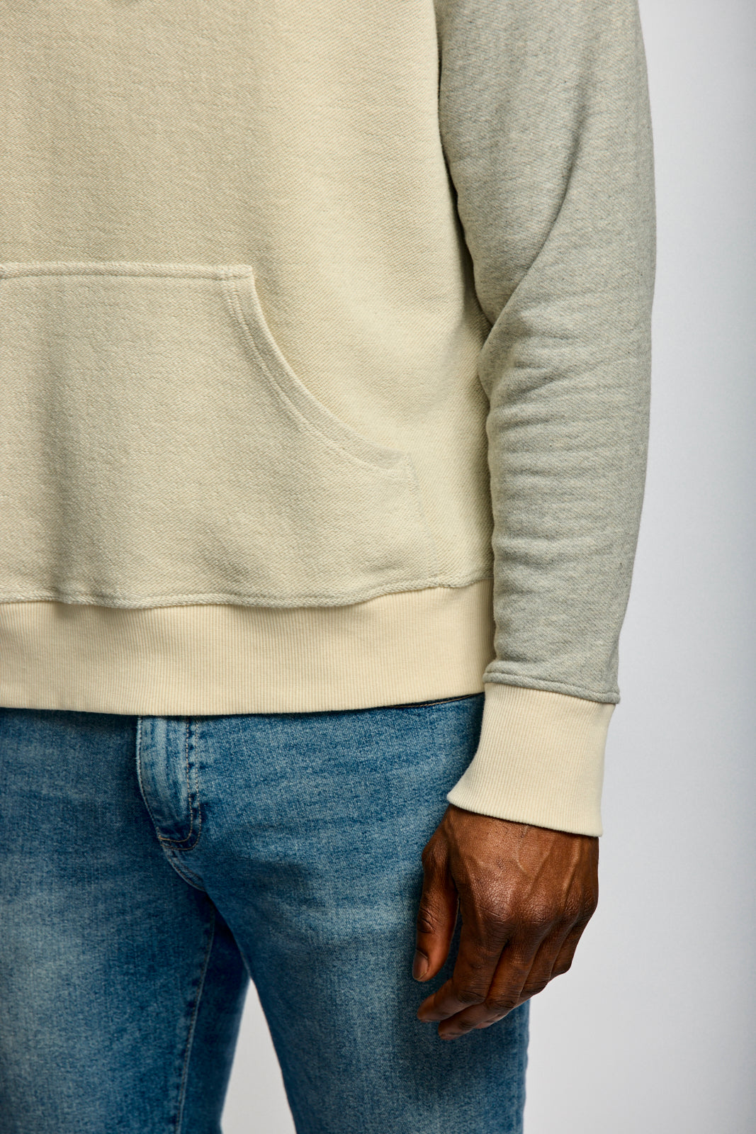 Easy Mondays Reverse Hoodie Oatmeal-Men&#39;s Sweatshirts-Howard-Surrey-Canada