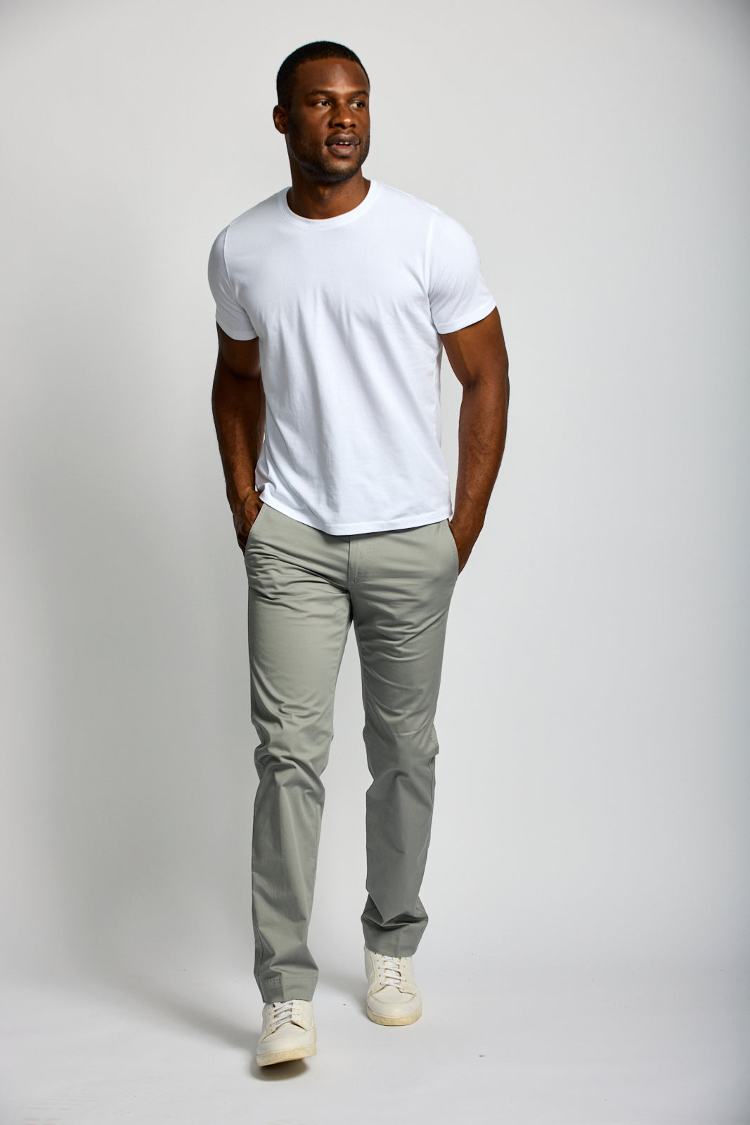 Easy Mondays Stretch Chino Pebble-Men's Pants-Brooklyn-Vancouver-Yaletown-Canada
