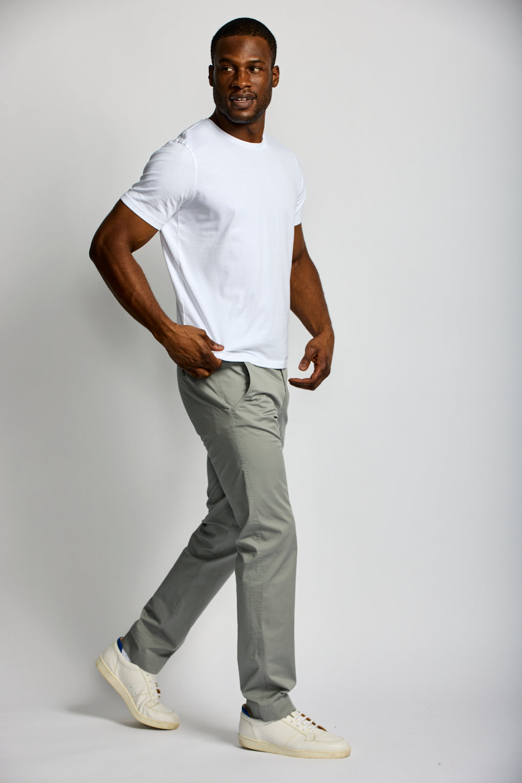 Easy Mondays Stretch Chino Pebble-Men&#39;s Pants-Brooklyn-Vancouver-Yaletown-Canada