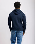Easy Mondays Slub Cotton Pullover Hoodie - Navy-Men's Sweatshirts-Brooklyn-Vancouver-Yaletown-Canada