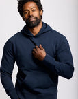Easy Mondays Slub Cotton Pullover Hoodie - Navy-Men's Sweatshirts-Brooklyn-Vancouver-Yaletown-Canada