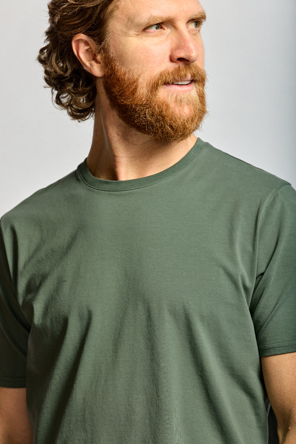Easy Mondays Crew Neck T Thyme-Men's T-Shirts-Brooklyn-Vancouver-Yaletown-Canada
