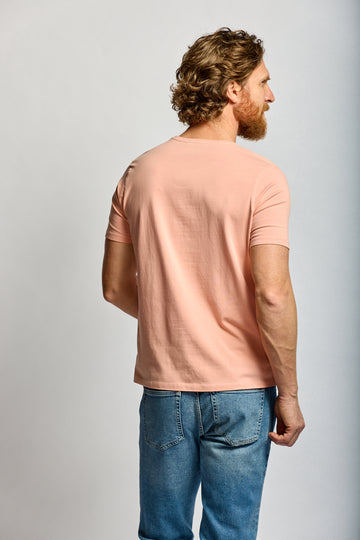 Easy Mondays Crew Neck T Rosewood-Men's T-Shirts-Brooklyn-Vancouver-Yaletown-Canada