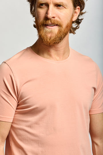 Easy Mondays Crew Neck T Rosewood-Men's T-Shirts-Brooklyn-Vancouver-Yaletown-Canada