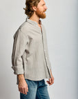 Easy Mondays Crinkle Button Down Stone-Men's Shirts-Howard-Surrey-Canada