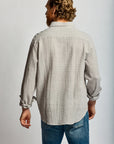 Easy Mondays Crinkle Button Down Stone-Men's Shirts-Howard-Surrey-Canada