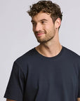 Easy Mondays Heavyweight Crew Neck T-Shirt - Navy-Men's T-Shirts-Brooklyn-Vancouver-Yaletown-Canada