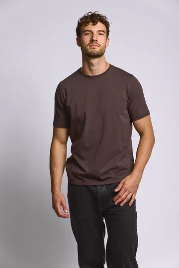 Easy Mondays Crew Neck T-Shirt - Espresso-Men's T-Shirts-Brooklyn-Vancouver-Yaletown-Canada