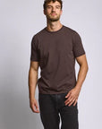 Easy Mondays Crew Neck T-Shirt - Espresso-Men's T-Shirts-Brooklyn-Vancouver-Yaletown-Canada