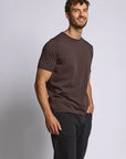 Easy Mondays Crew Neck T-Shirt - Espresso-Men's T-Shirts-Brooklyn-Vancouver-Yaletown-Canada