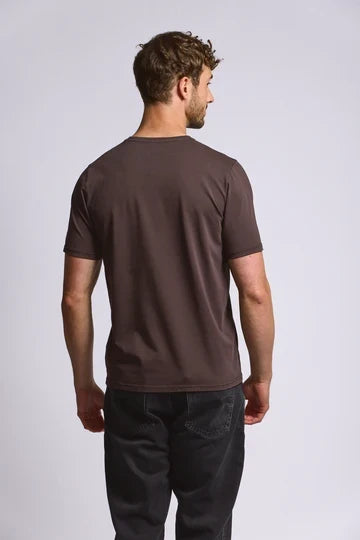 Easy Mondays Crew Neck T-Shirt - Espresso-Men's T-Shirts-Brooklyn-Vancouver-Yaletown-Canada