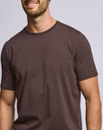 Easy Mondays Crew Neck T-Shirt - Espresso-Men's T-Shirts-Brooklyn-Vancouver-Yaletown-Canada