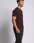 Easy Mondays Crew Neck T-Shirt - Oxblood-Men's T-Shirts-Brooklyn-Vancouver-Yaletown-Canada