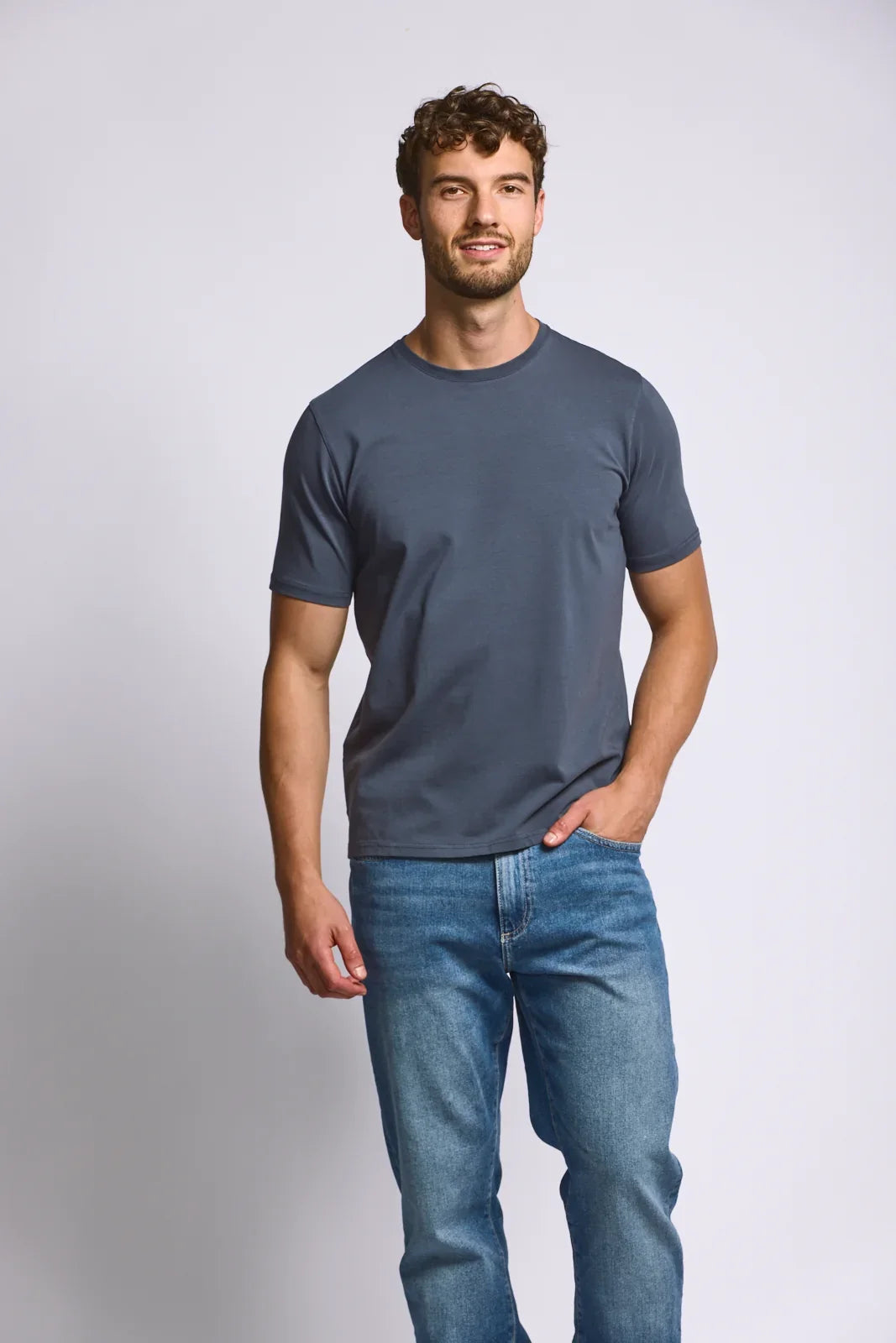 Easy Mondays Crew Neck T-Shirt - Abyss-Men's T-Shirts-Brooklyn-Vancouver-Yaletown-Canada