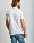 Easy Mondays Slub Cotton Polo White-Men's T-Shirts-Brooklyn-Vancouver-Yaletown-Canada