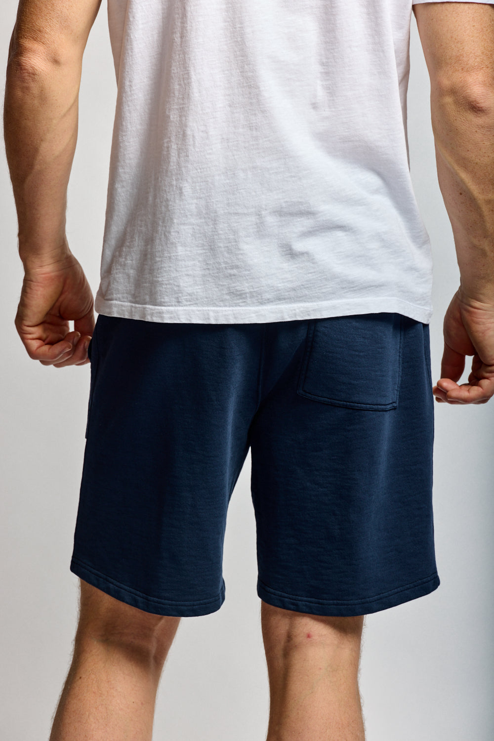 Easy Mondays Slub Cotton Short Navy-Men's Shorts-Brooklyn-Vancouver-Yaletown-Canada