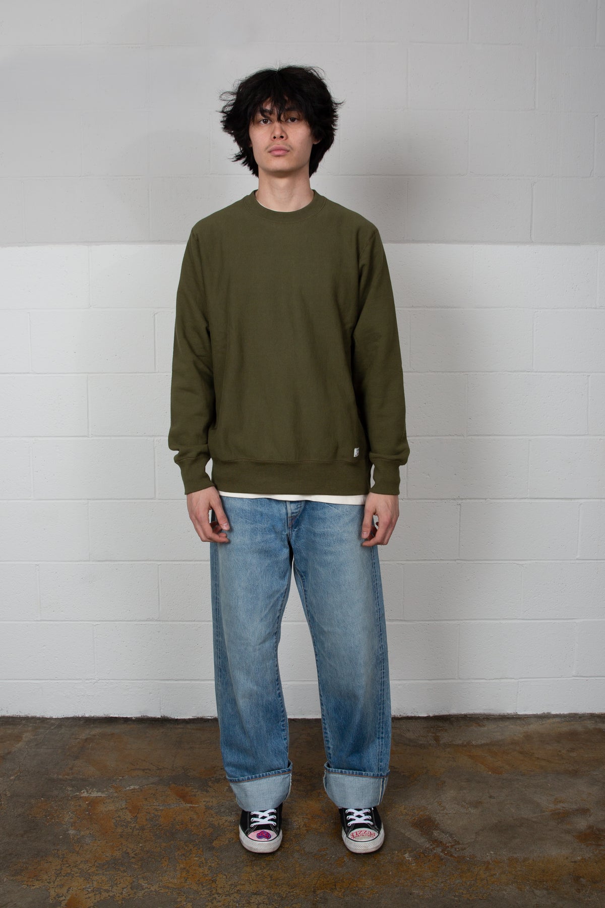 Edwin Eca4004 Classic Crew Sweatshirt - Olive Drab-Men&#39;s Sweatshirts-Brooklyn-Vancouver-Yaletown-Canada