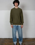Edwin Eca4004 Classic Crew Sweatshirt - Olive Drab-Men's Sweatshirts-Brooklyn-Vancouver-Yaletown-Canada