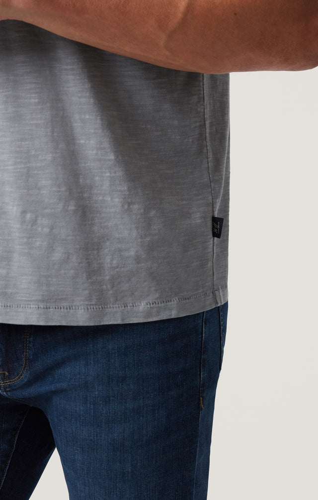 34 Heritage Slub Crew Neck Tshirt Monument Grey-Men&#39;s T-Shirts-Brooklyn-Vancouver-Yaletown-Canada