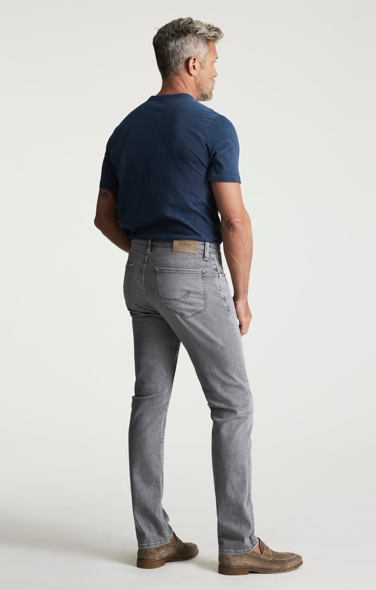 34 Heritage Courage Lt Smoke Brushed Urban-Men's Pants-Brooklyn-Vancouver-Yaletown-Canada